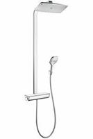 hansgrohe Showerpipe Raindance Select weiss/chr KB Raindance E Air 1jet 360mm EcoSmart-"41062712"