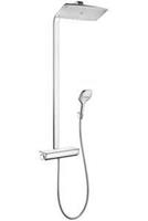 RAINDANCE Duschsystem SELECT E 360 1jet Showerpipe DN 15 weiß/chrom - Hansgrohe