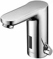 Celis E elektronische wastafelkraan koud/warmwater 9v, chroom