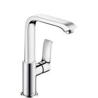 Hansgrohe Metris wastafelkraan met hoge draaibare uitloop met waste chroom 31087000