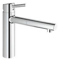 GROHE EH-SPT-Batterie Concetto 31129ausziehbarer Mousseur chrom