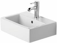 Duravit Handwaschbecken Vero Breite 45 x 1 Hahnloch, weiß 704450000, 704450000