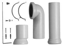 Duravit Vario-Anschluss-set für WC mit Vario-Abgang, inkl. Excenter, 14220000