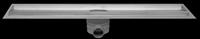 Easy Drain Multi inbouwdeel RVS zonder rooster met RVS flens waterslot 30/35/50mm 100cm inbouw diepte vanaf 79mm met zijuitloop edmipr1000