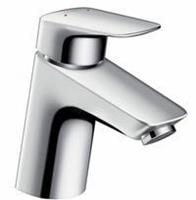 Logis CH3 CoolStart Waschtischmischer, mit Zugstange und Ablaufgarnitur aus Kunststoff verchromt - 71072000 - Hansgrohe