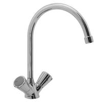 Venlo Nimbus II Messing Eco keukenkraan met draaibare uitloop chroom F3055AA