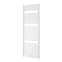 Palmyra designradiator horizontaal gebogen middenaansluiting 1775x600 mm 1046 W, wit