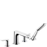Hansgrohe - Metris 4-Loch Einhebel-Wannenrandmischer chrom, 31442000 - 31442000