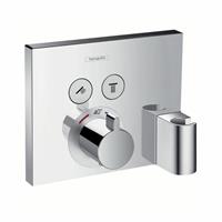 Thermostat SHOWERSELECT Unterputz 15765000 für 2 Verbraucher FitFix und Portereinheit chrom - Hansgrohe