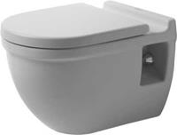 Starck 3 hangend toilet verhoogd met 5 cm, wit