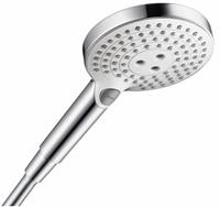 Handbrause Raindance Select S 120 Ecosmart weiß/chrom, 265 x 1400 - Hansgrohe