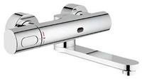 GROHE Eurosmart Cosmopolitan E wandkraan thermostatisch met uitloop 25cm met LongLife batterij 6V chroom 36333000