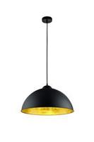 Trioleuchten Hanglamp Romino II Zwart Goud