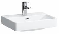 PRO S Handwaschbecken, 1 HL ,mit Überlauf, 450x340, weiß, Farbe: Weiß - H8159610001041 - Laufen