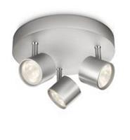 Philips Opbouwspot MyLiving Star LED Aluminium 3 x 4.5W