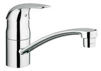 GROHE Euroeco Keukenkraan - laag - chroom 32750000