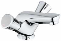 Grohe Costa L wastafelkraan met waste inclusief gegoten uitloop chroom 21390001