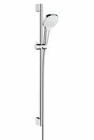 Hansgrohe Brausenset Croma Select E 1jet EcoSmart/Unica 900mm weiß/chrom, 26595400