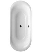 Cetus bad 175 x 75 cm. met poten wit