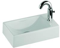 Sphinx 420 fontein bak links, kraangat rechts 40x23cm wit s8448000000