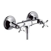 Axor Montreux 2-Griff-Brausearmatur Aufputz, 1 Verbraucher, Farbe: Chrom - 16560000 - Hansgrohe