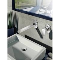 Wastafelkraan Friendo inbouw 3+3 systeem Chroom