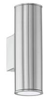 Eglo Buitenverlichting Wandlamp 2 Gu10-LED RVS Riga