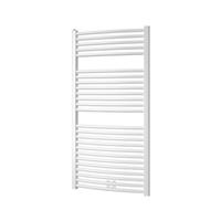 Palmyra designradiator horizontaal gebogen middenaansluiting 1175x600 mm 689 W, wit