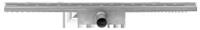 Easy Drain Compact afvoergoot enkele plaat met zijuitloop 6x140cm 50mm RVS edcom1400-50