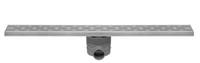 Easy Drain Multi afvoergoot enkele plaat met zijuitloop 9,8x140cm 50mm RVS edm1400