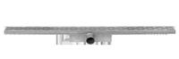 Easy Drain Easydrain Compact afvoergoot enkele plaat met zijuitloop 6x120cm 30mm RVS edcom120030