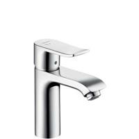 Hansgrohe Metris Einhebel-Waschtischmischer, CoolStart, Komfort-Höhe 110mm mit Zugstangen-Ablaufgarnitur, chrom