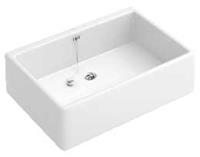 Villeroy & Boch Spülbecken ohne Novo/Omnia Pro 595x200x500mm weiß alpin, ohne Befestigingsmaterial ohne Ablaufgarnitur ! 663220001