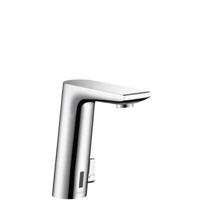 hansgrohe Hangrohe Metris Elektronik-Waschtischmischer mit Temperaturregulierung mit Netzanschluss 230 v, Ausladung 128mm - 31100000