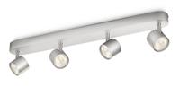 Philips opbouwspot MyLiving Star LED Aluminium 4 x 4.5W