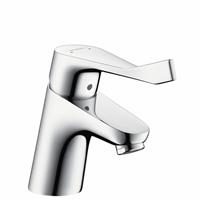 Hansgrohe Focus Care wastafelkraan met ComfortZone 70 met verlengde greep 12.1cm EcoSmart met waste chroom 31910000