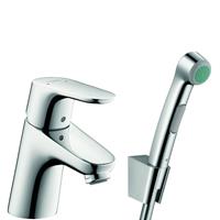 Focus 70 bidetkraan met handdouche, chroom