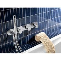 Bro! 007 inbouw thermostaat met 2 stopkranen chroom