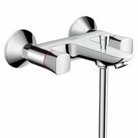 hansgrohe HG Zweigriff Wannenarmatur Aufputz Logis DN15 chrom