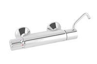 Venlo Venlomix Medical New douchekraan thermostatisch met desinfectie en hendel chroom A5549AA