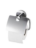 Haceka Pro2000 Toiletrolhouder met klep chroom