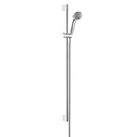 hansgrohe Stangenbrause-Set »Crometta 85«, Höhe 95.9 cm, 3 Strahlart(en), Brauseset Multi mit Brausestange 90 cm Chrom