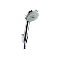 hansgrohe Handbrause »Croma 100«, Brausehalterset Multi mit Brauseschlauch 125 cm Chrom