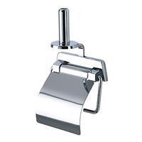 Geesa Standard Toiletrolhouder met klep en Reserverolhouder Chroom 915144A