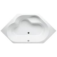 Winnipeg Eck-Badewanne, Einbau, 2-Sitzer, 145x145x47,5cm, 225 Liter, weiß, B010001005 - B010001005 - Riho