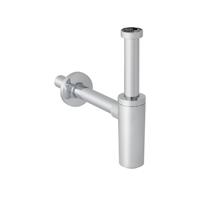 Geberit bekersifon 1 1/4"x 32 mm met muurbuis, chroom