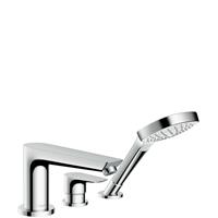 3-Loch Wannenmischer Talis E F-Set chrom Wannenrandmontage-'41065116' - Hansgrohe