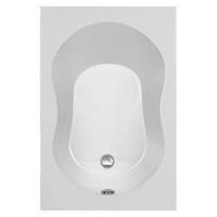 Compact compact solobad acryl 120x80x41 cm m poten wit