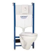 Grohe Solido inbouwreservoir pack met inbouwreservoir dualflush met softclose closetzitting wit