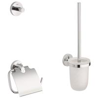 Essentials toiletset 3-in-1, chroom